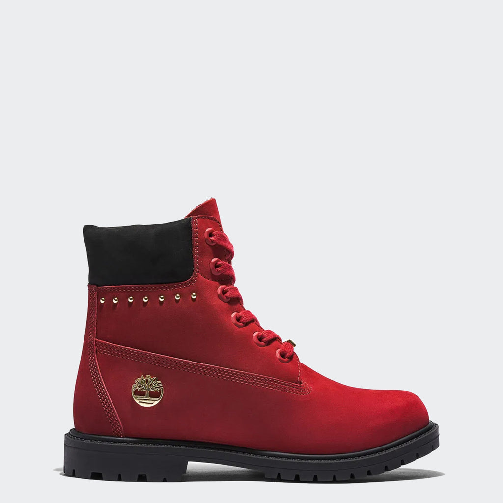 Women's Timberland Heritage 6-Inch Waterproof Boots Red