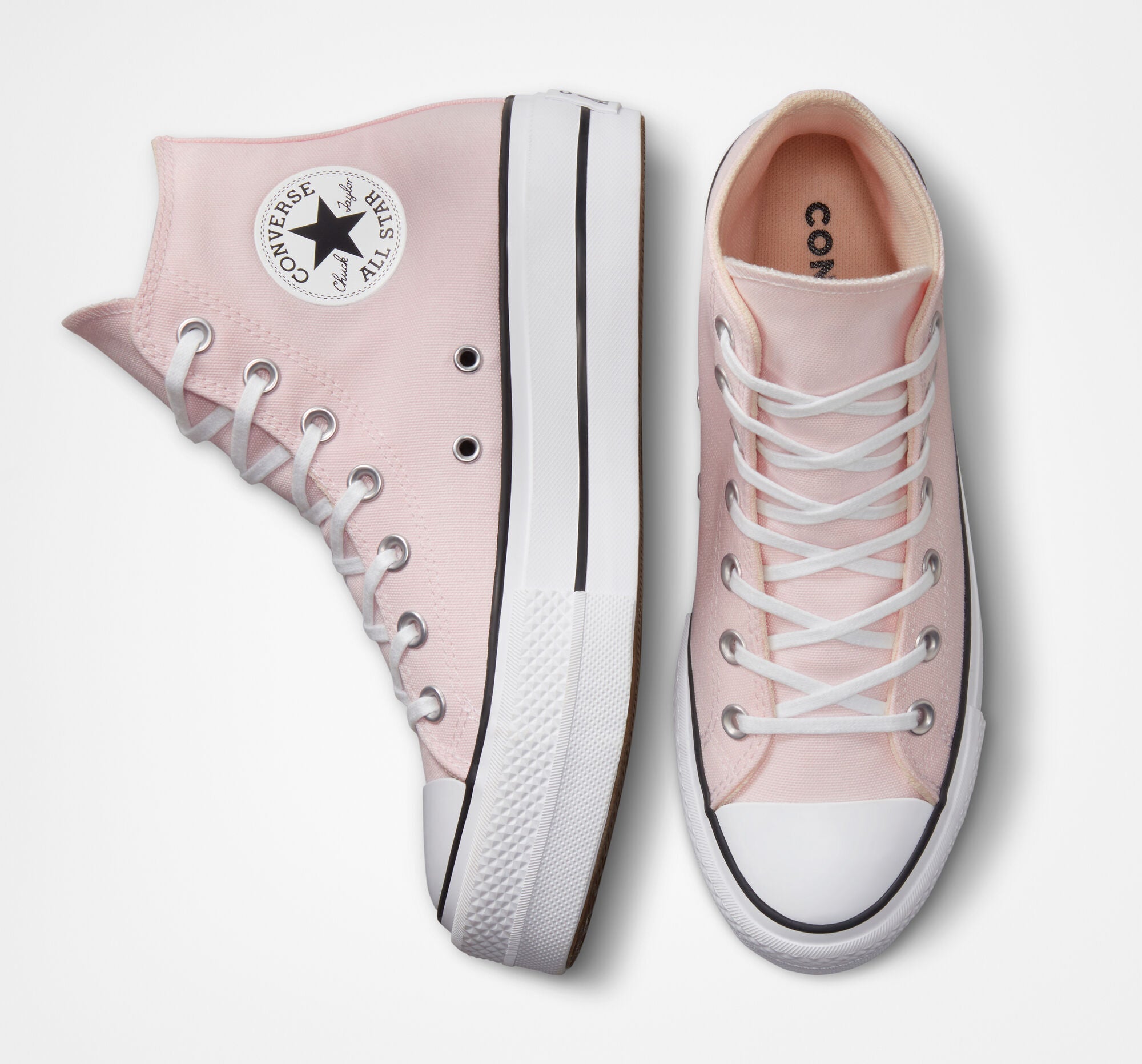 Converse Chuck Taylor All Star Lift Decade Pink High Top Platform Shoes