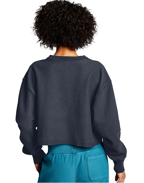 Champion cropped crew sales