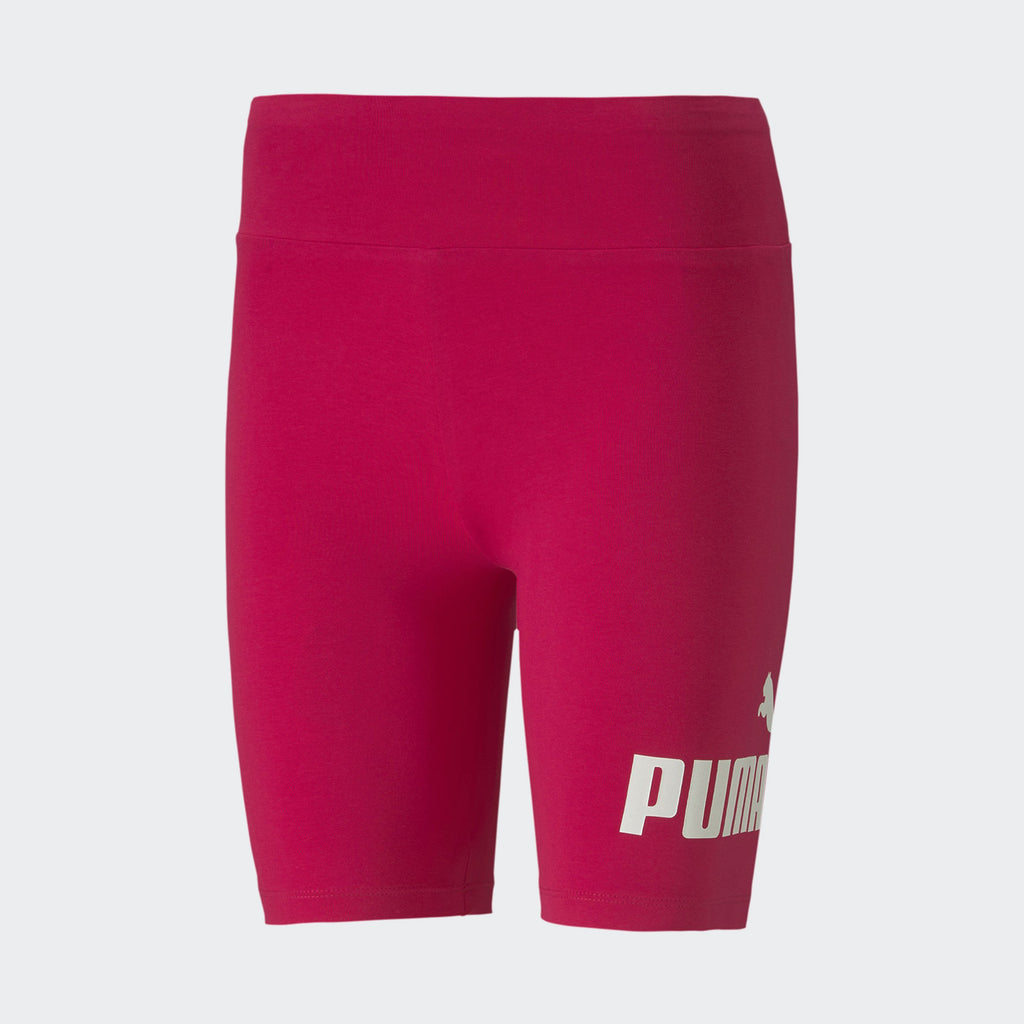 Women's PUMA Essentials+ 7" Biker Shorts Red