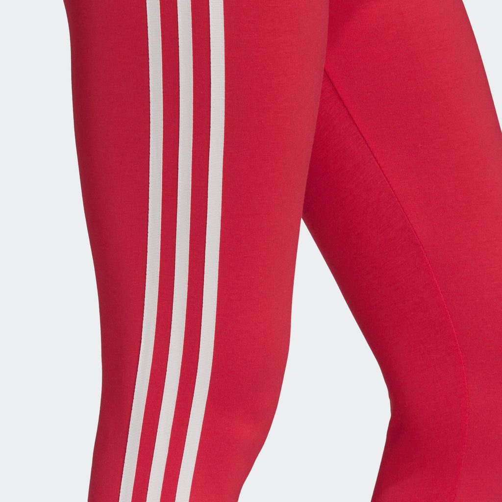 Women's adidas Originals Adicolor 3-Stripes Leggings Power Pink GD2369 | Chicago City Sports | 3-Stripes view