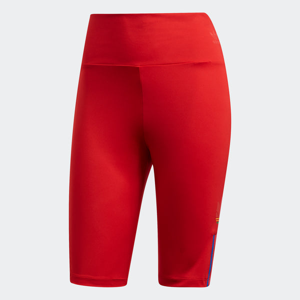 Red adidas hotsell cycle shorts