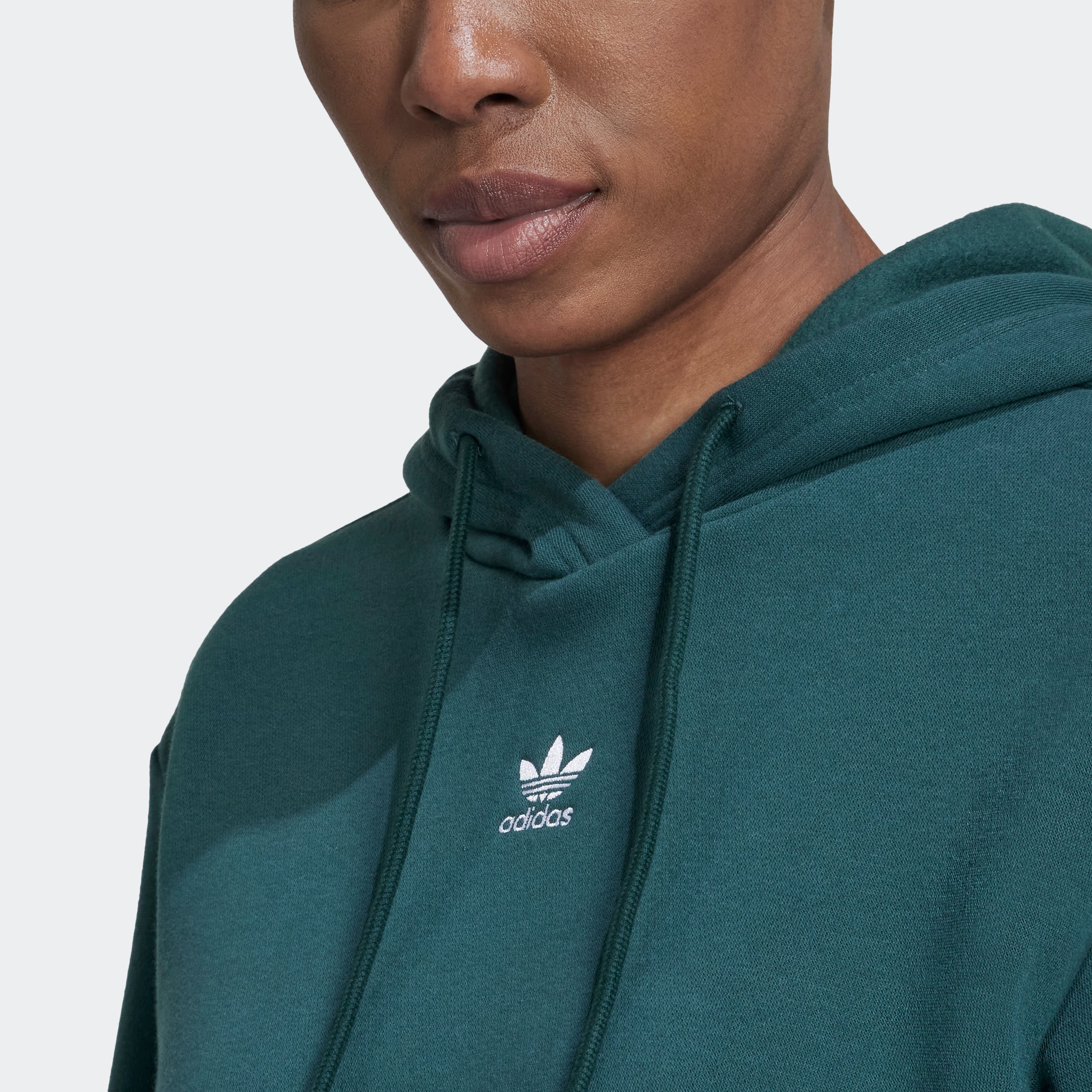 adidas Adicolor Essentials Crop Fleece Hoodie Chicago City Sports