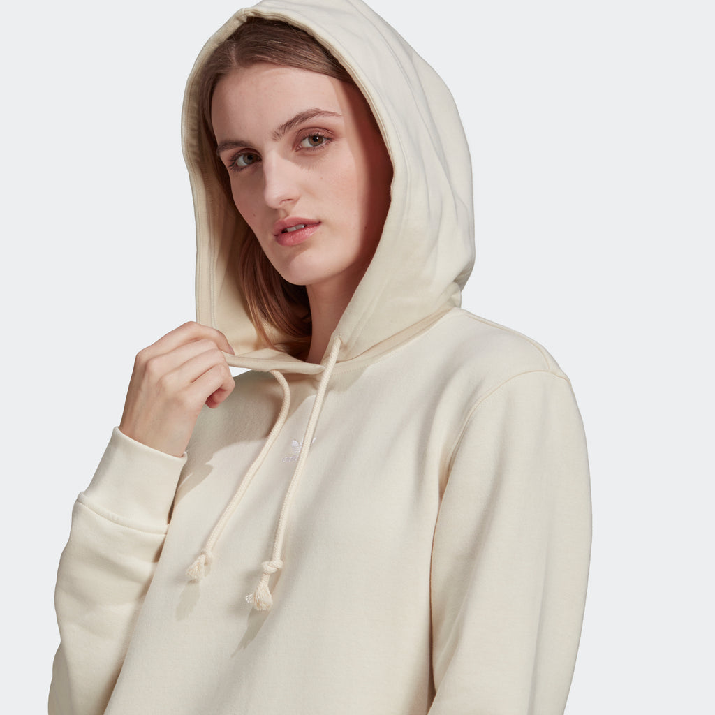 Women’s adidas Originals Adicolor Essentials Fleece Hoodie Wonder White