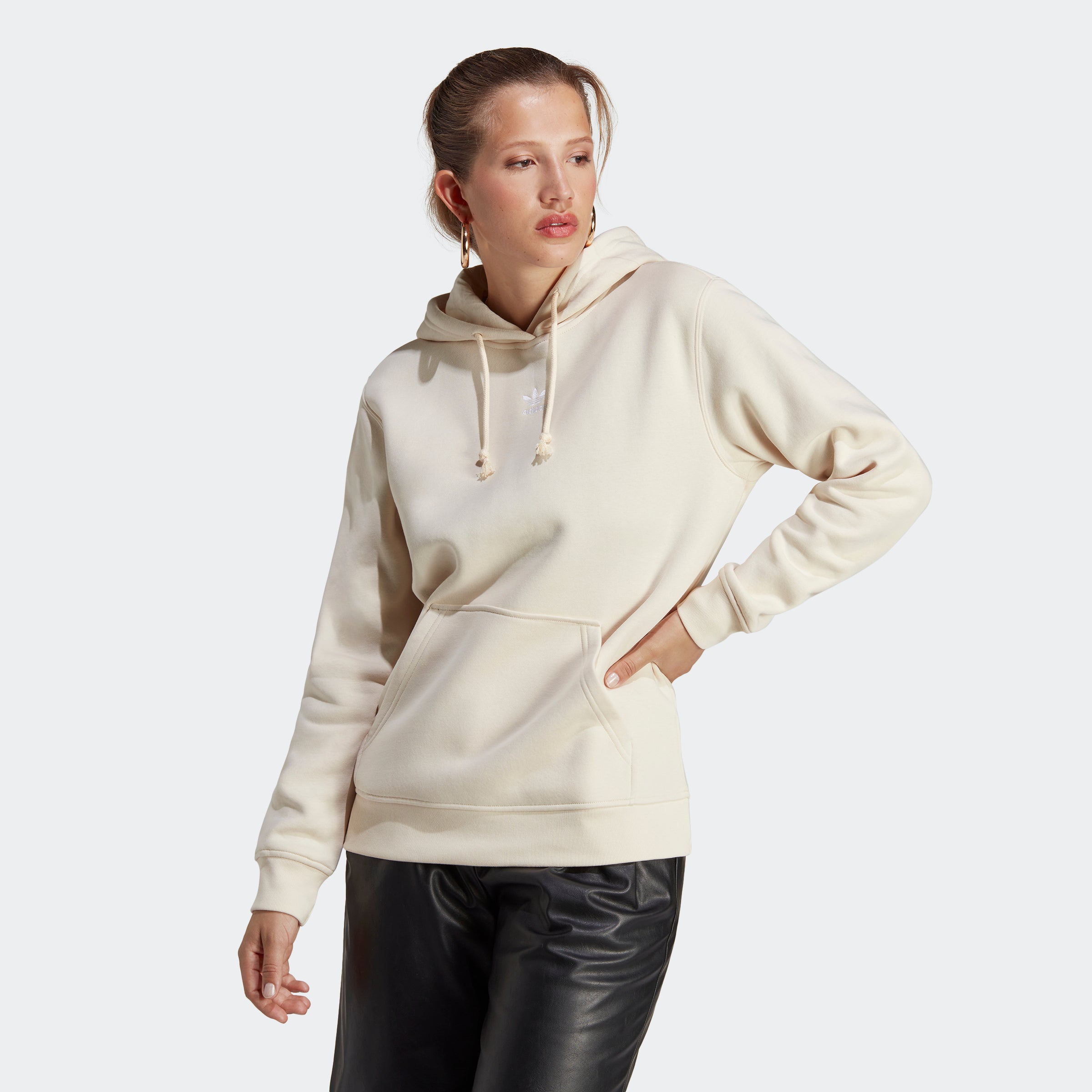 Free Assembly Women's Double Pocket Tunic Hoodie