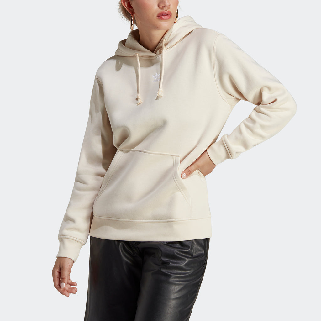 Women's adidas Originals Adicolor Essentials Fleece Hoodie Wonder White