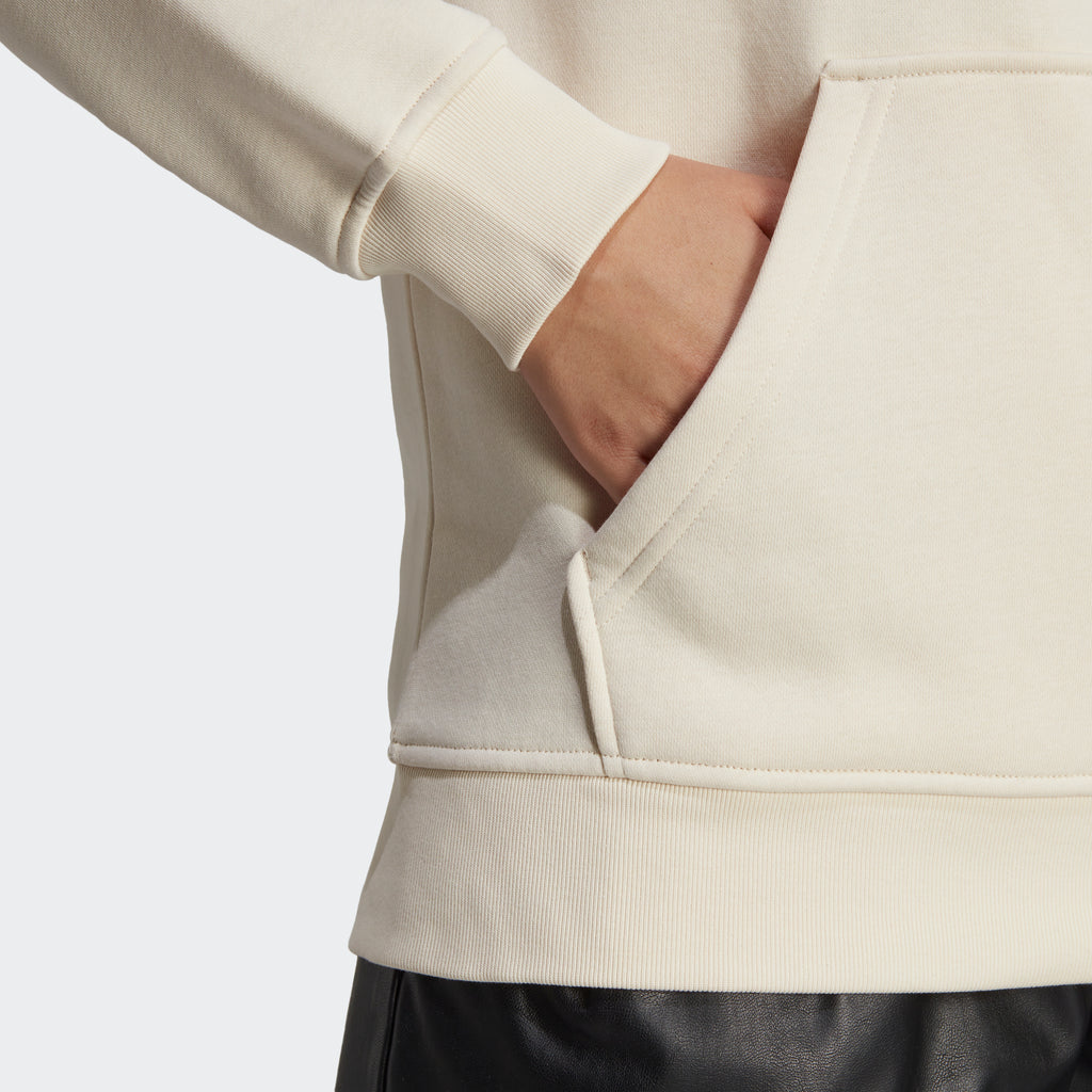 Women's adidas Originals Adicolor Essentials Fleece Hoodie Wonder White