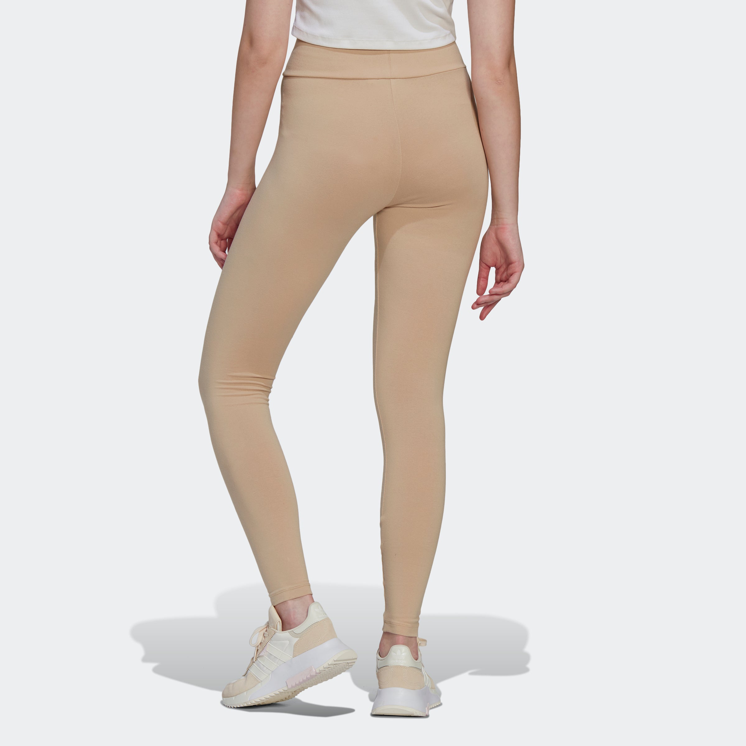 Cream Colored Women's Leggings With