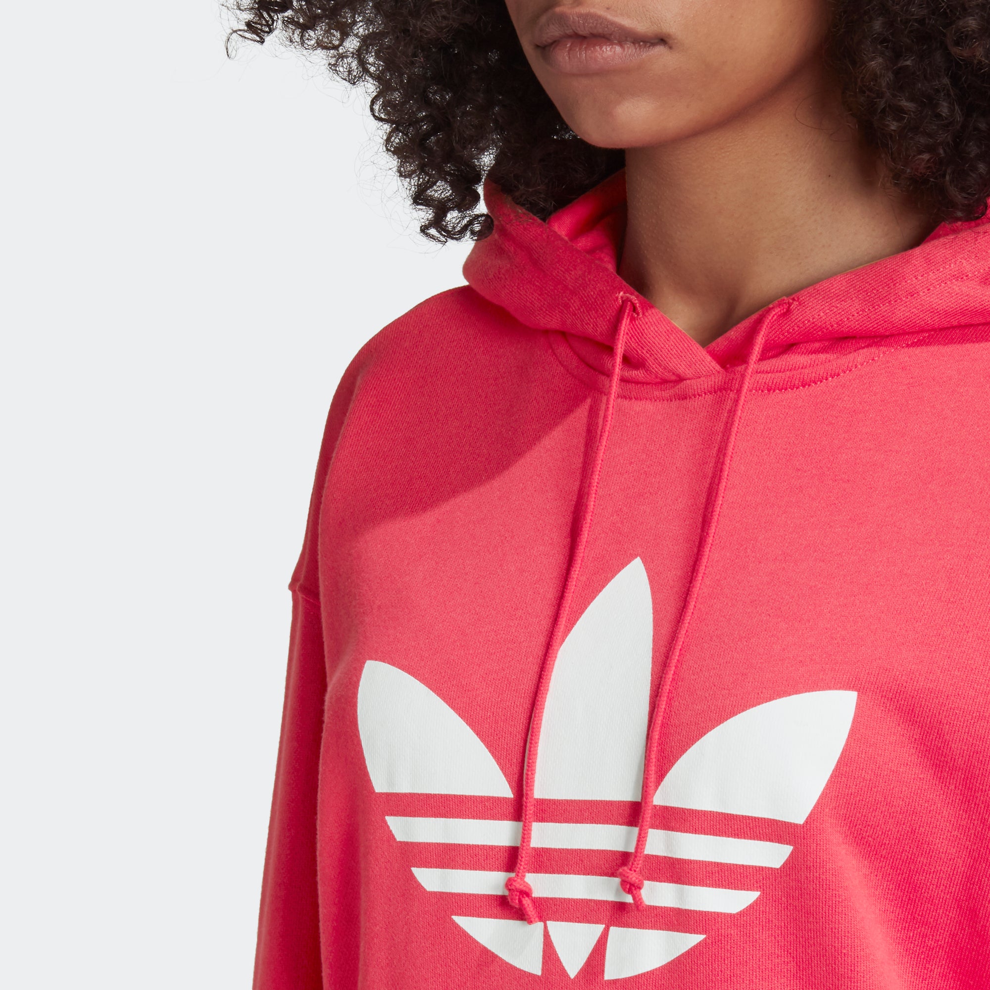 Pink trefoil hoodie online