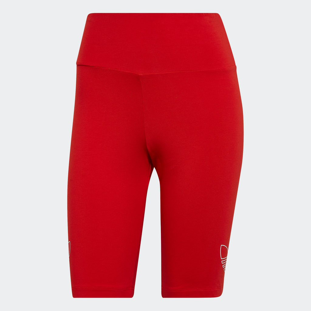 Women's adidas Originals Biker Shorts Vivid Red
