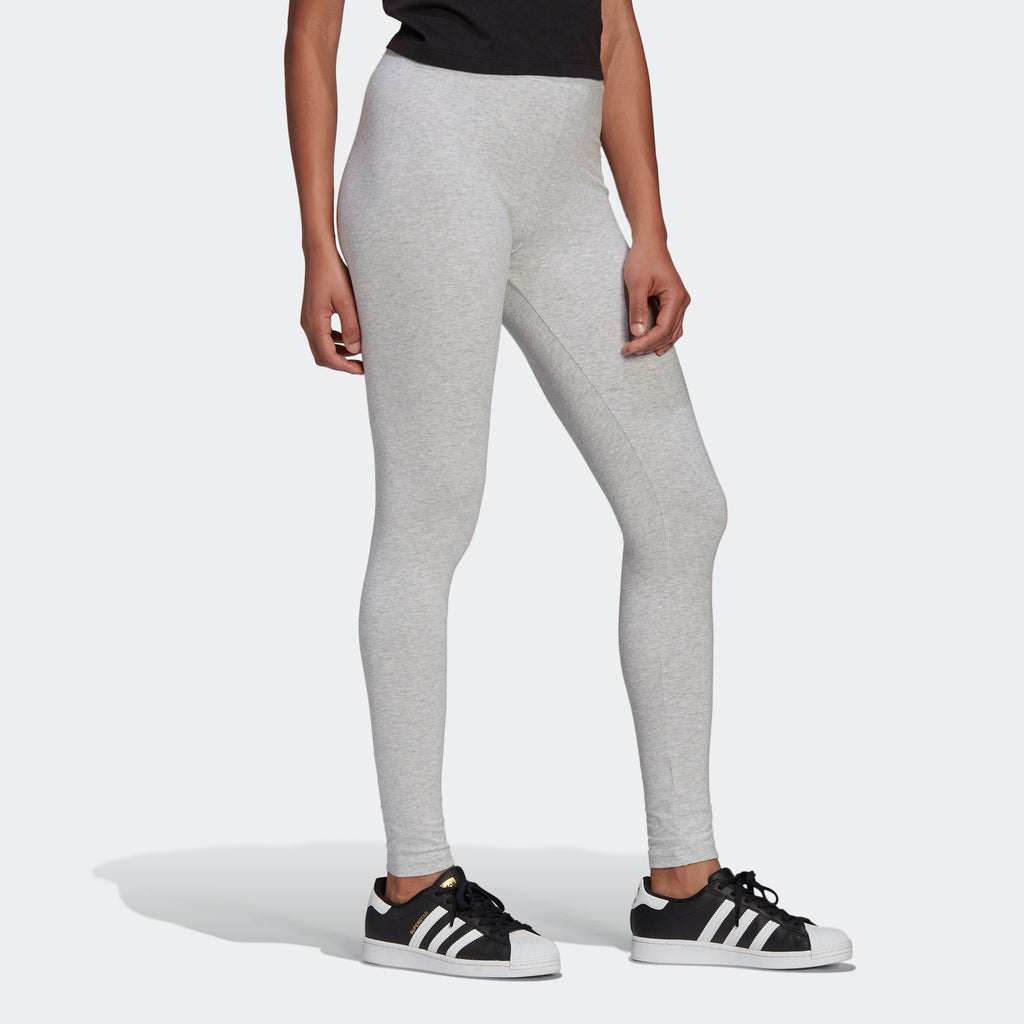 Women's adidas Originals Loungewear Leggings Grey GN8270 | Chicago City Sports | side view