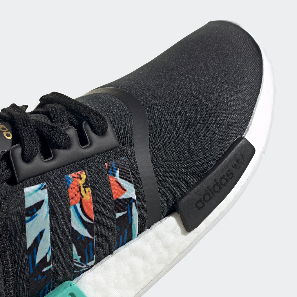Women's adidas NMD_R1 Shoes Black FY3665 | Chicago City Sports | toe area view
