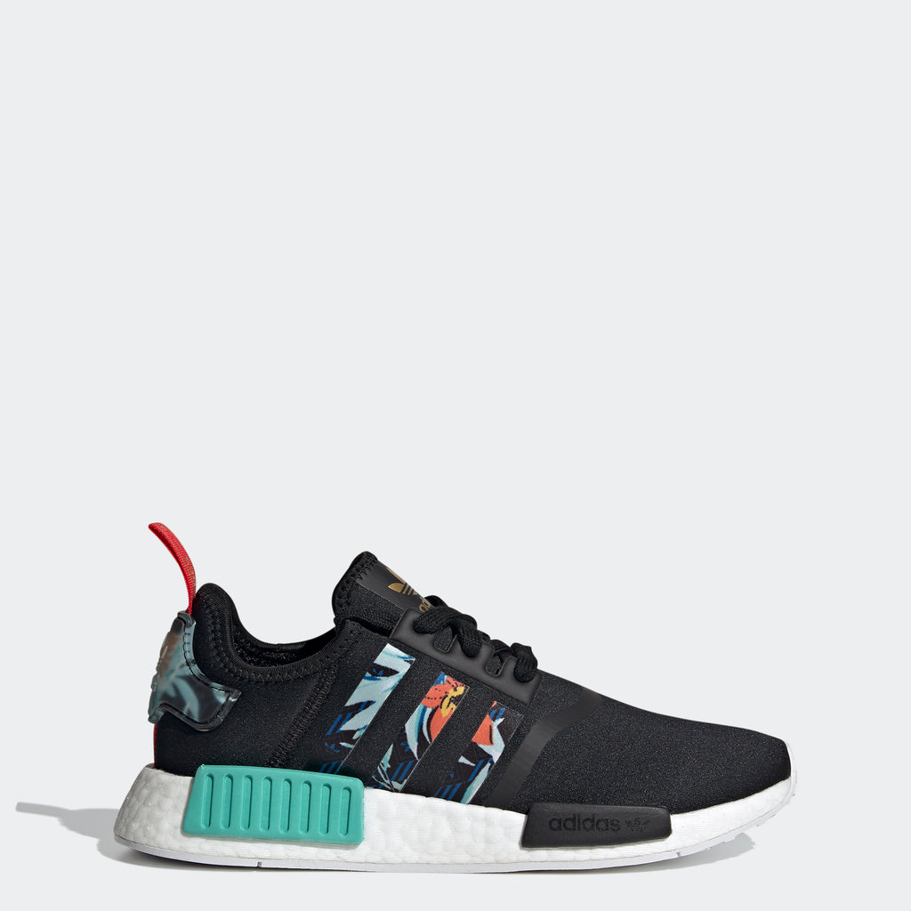 Women's adidas NMD_R1 Shoes Black FY3665 | Chicago City Sports | side view