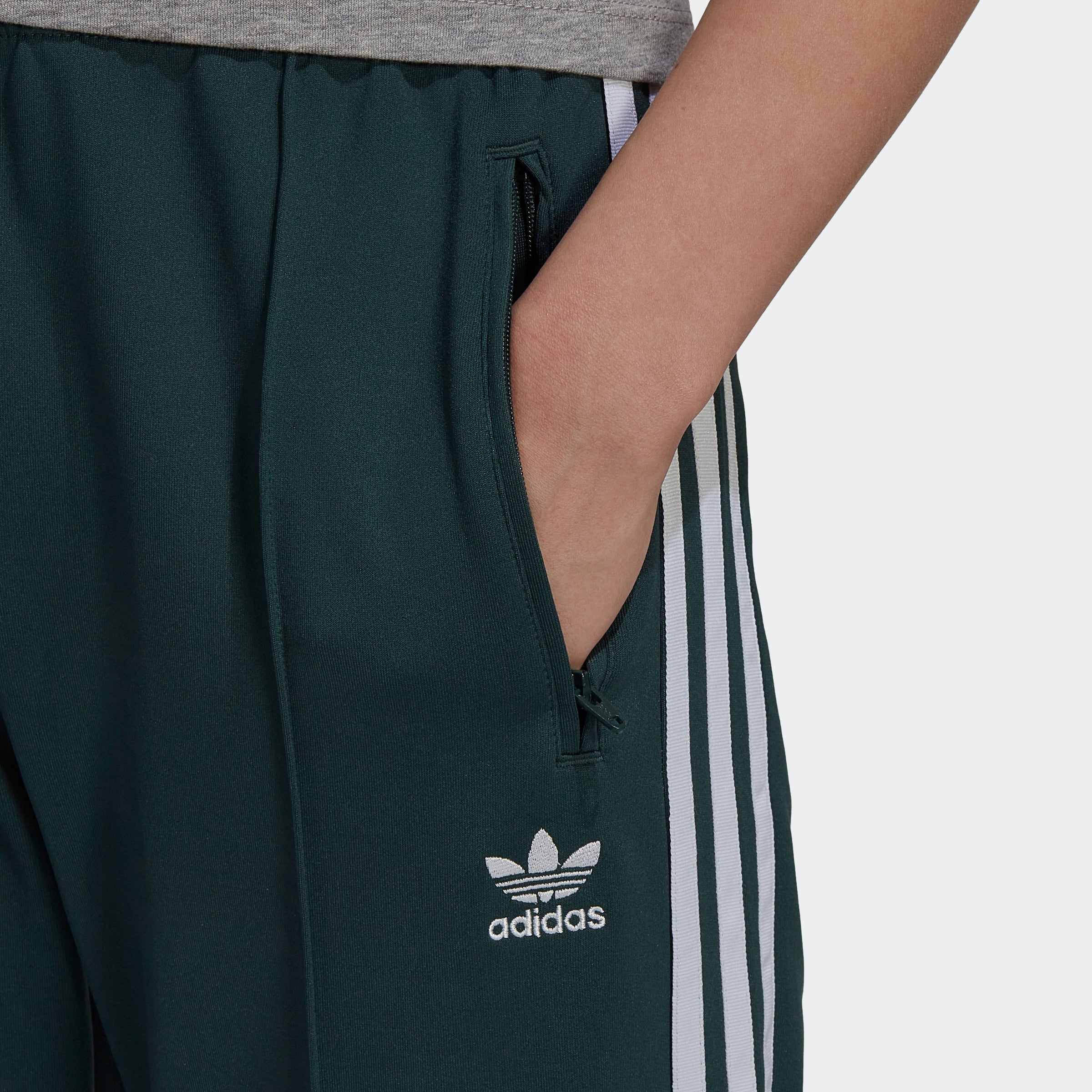 Women's adidas SST Track Pants Mineral Green
