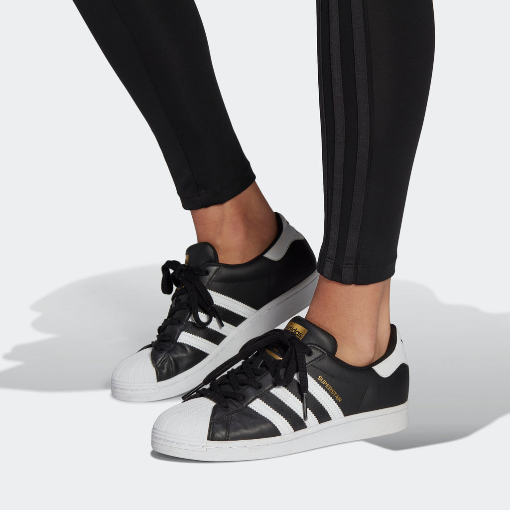 Women's adidas Originals R.Y.V. Leggings Black GN4233 | Chicago City Sports | ankle view