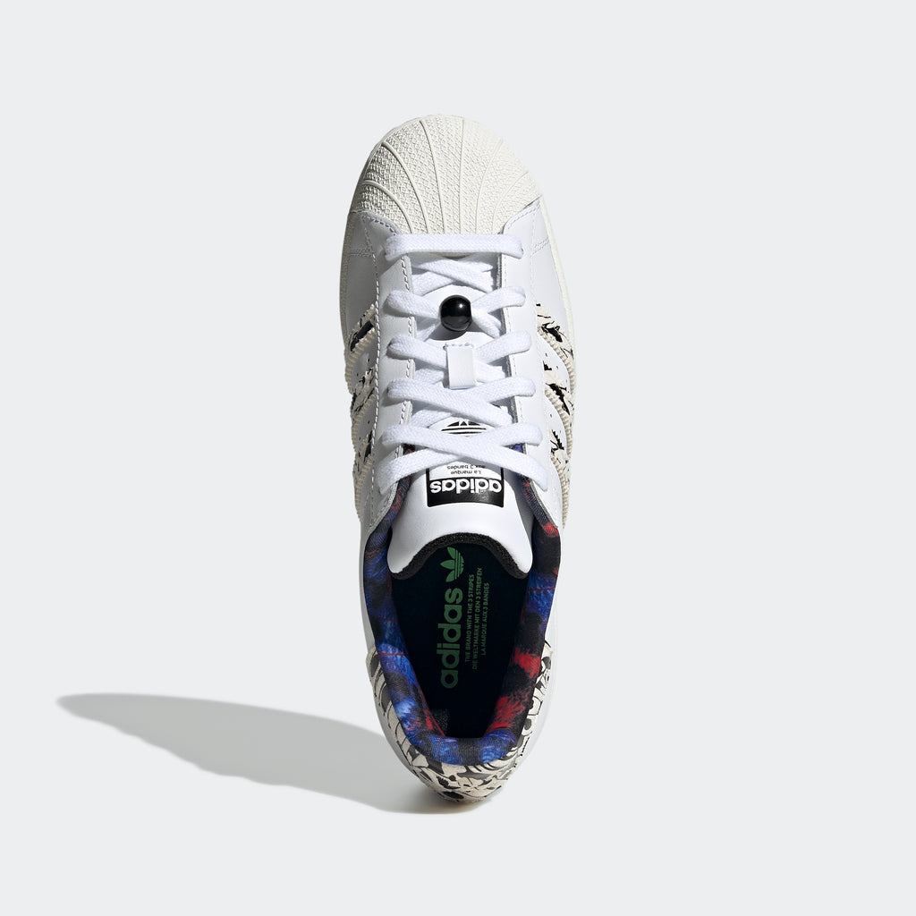 Women's adidas Originals Superstar Shoes White Butterfly