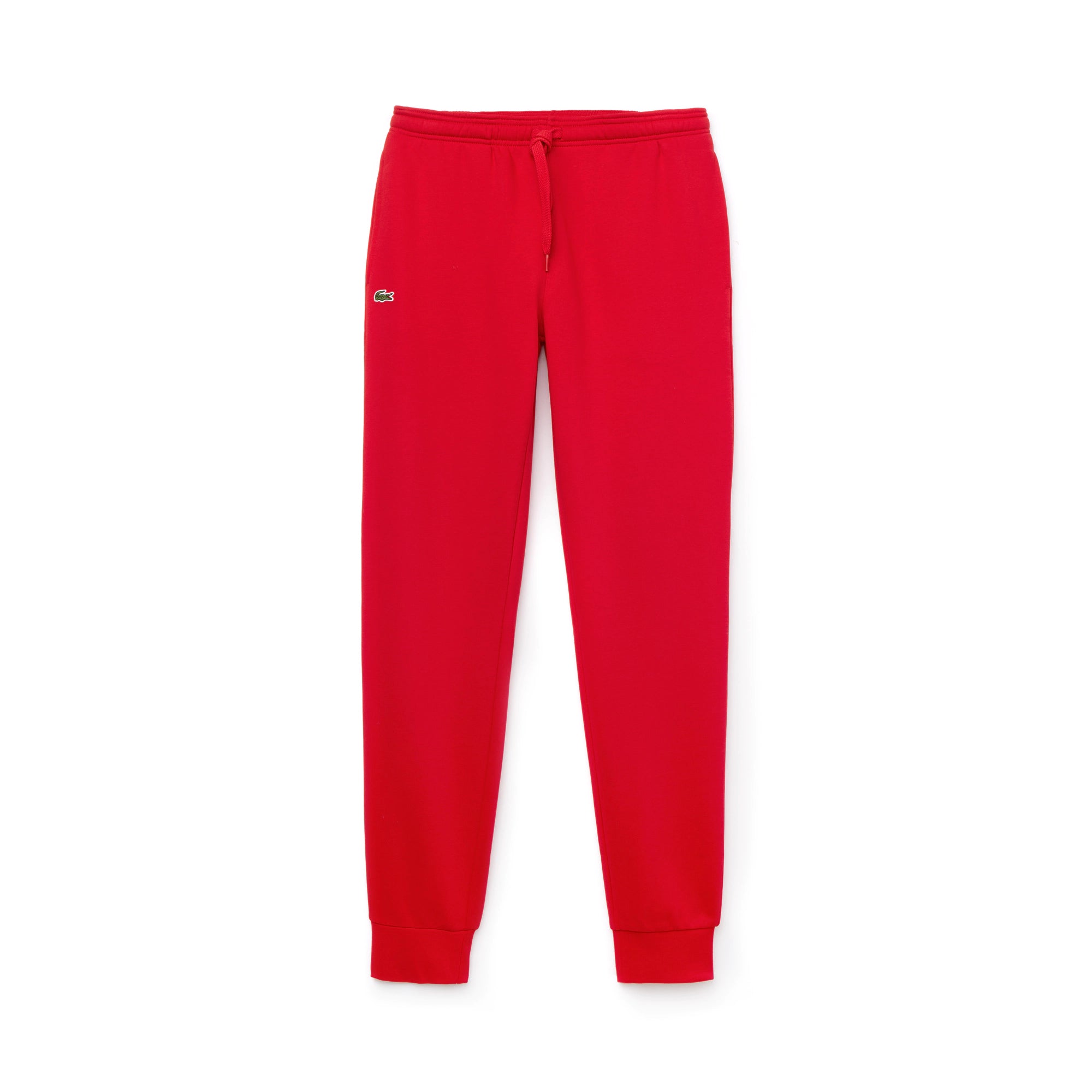 Men s Lacoste SPORT Fleece Tennis Sweatpants Red