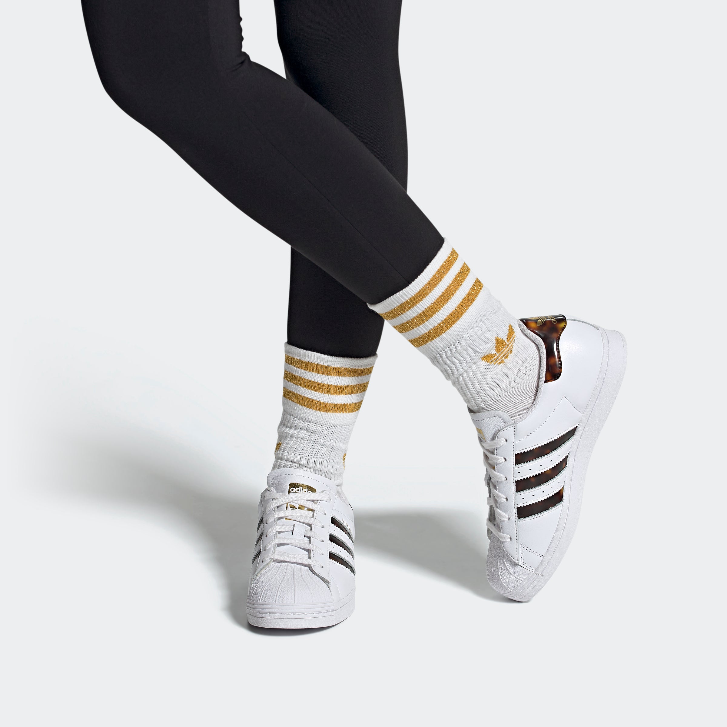 Women's adidas Originals Superstar Shoes Tortoise