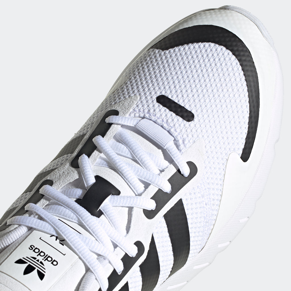 Men's adidas Originals ZX 1K Boost Shoes White Black