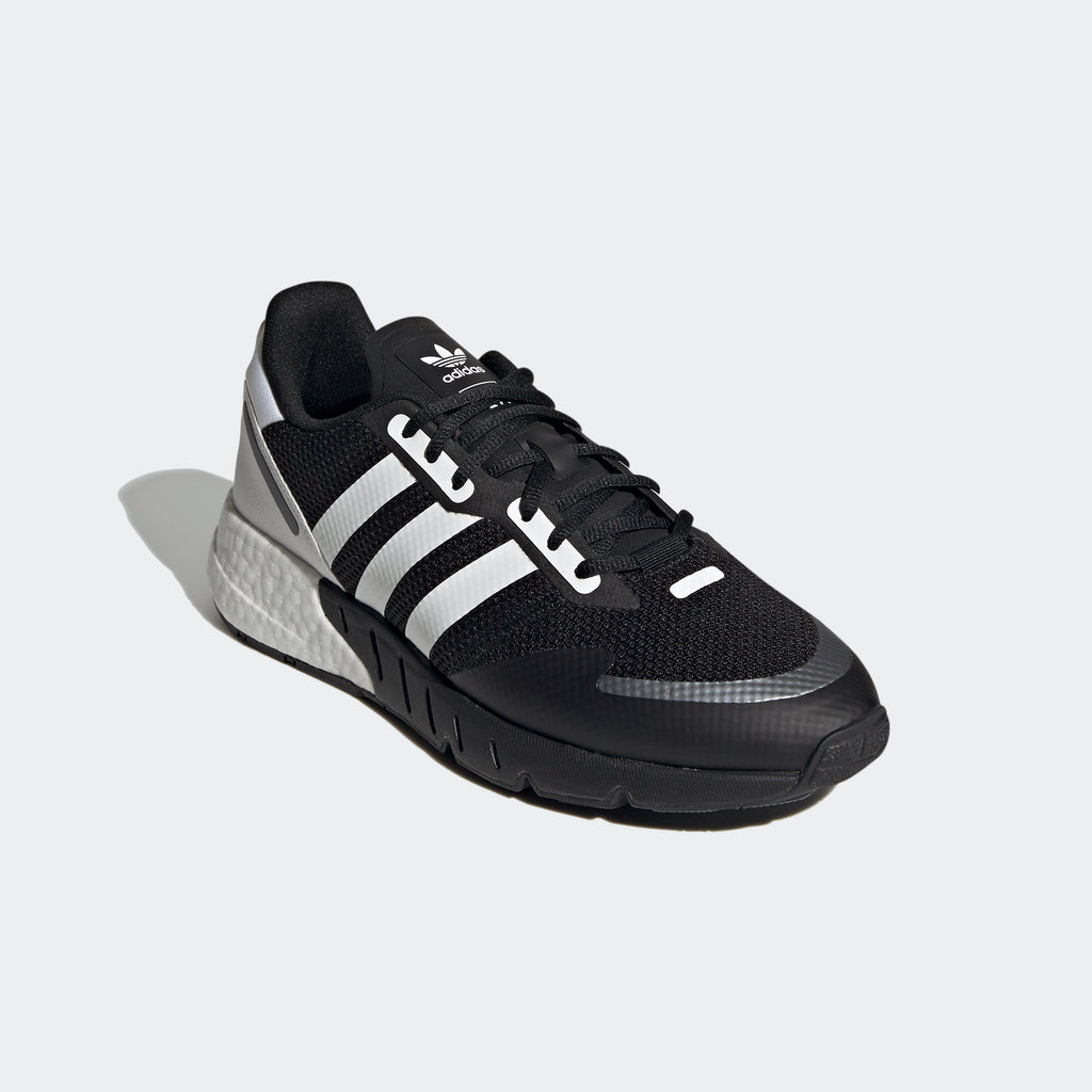 Men's adidas Originals ZX 1K Boost Shoes Black White