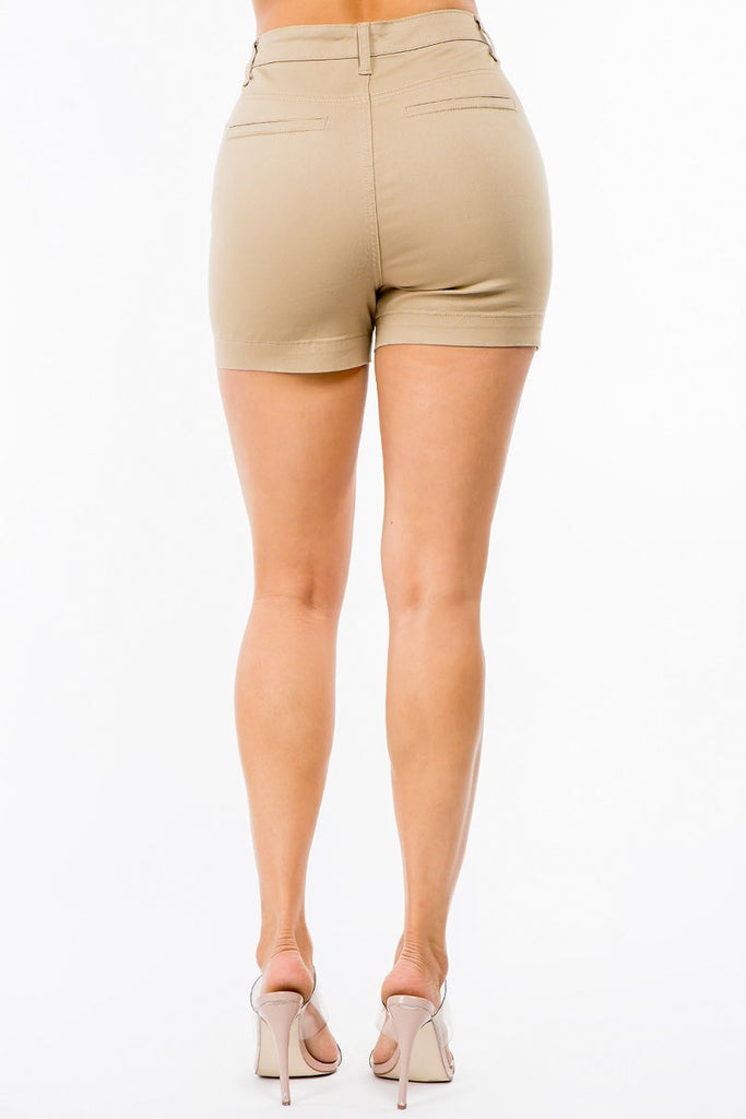 Women's American Bazi Twill Shorts Khaki