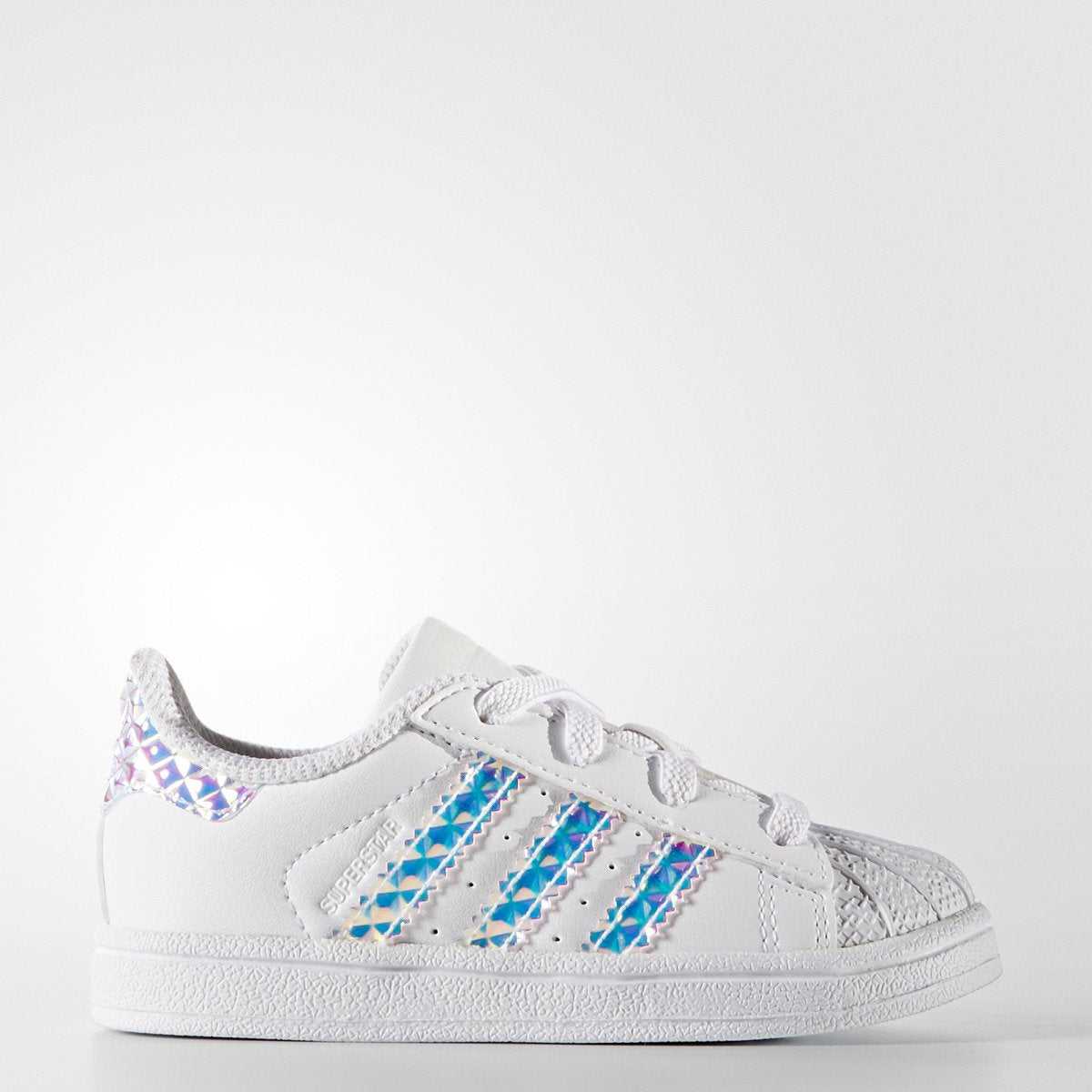 Toddler's adidas Originals Superstar Shoes Iridescent