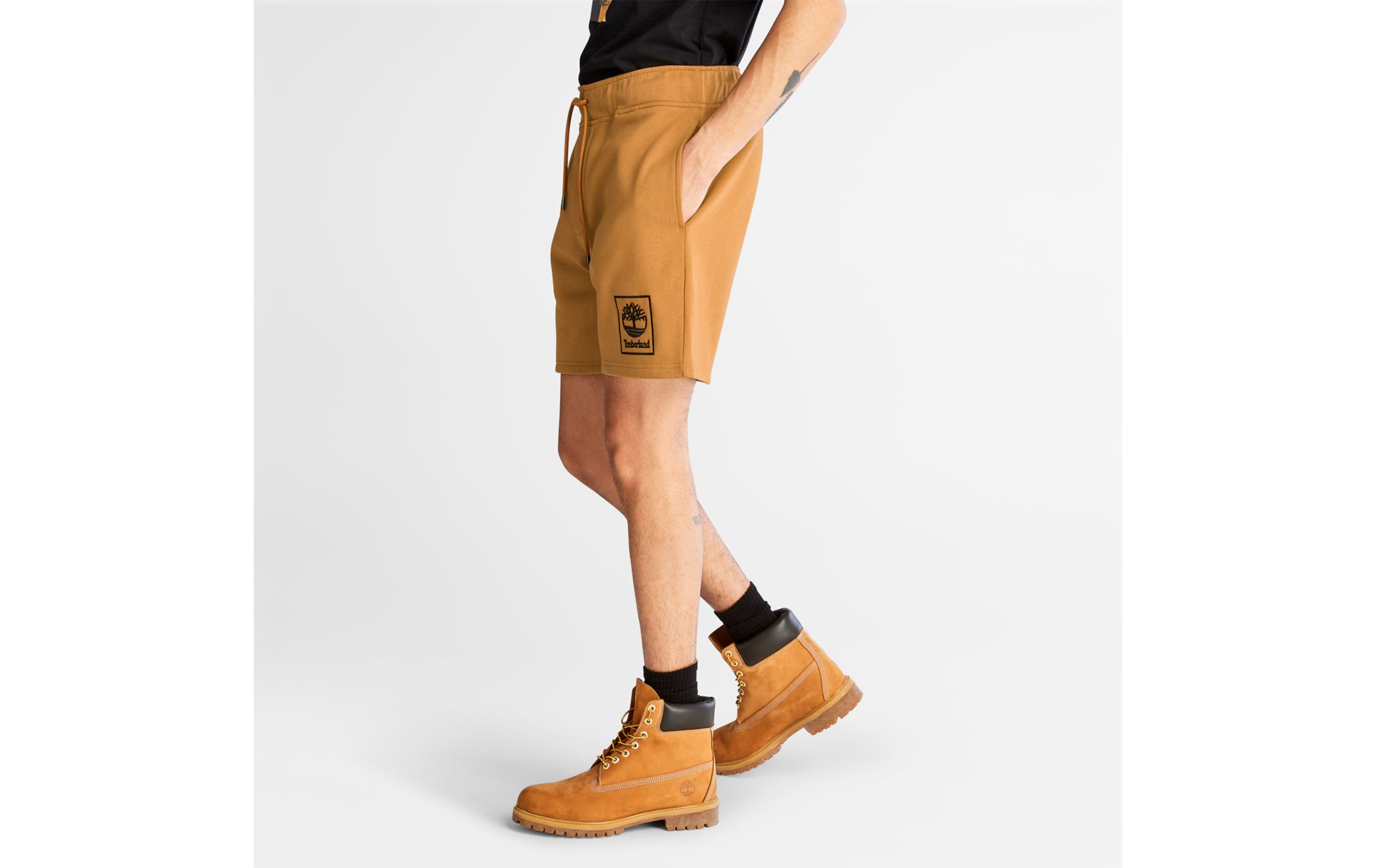 Timberland with shorts hot sale
